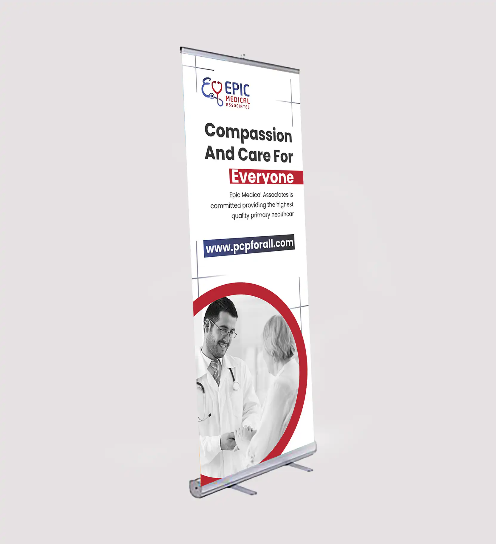 vertical banner Houston logo design